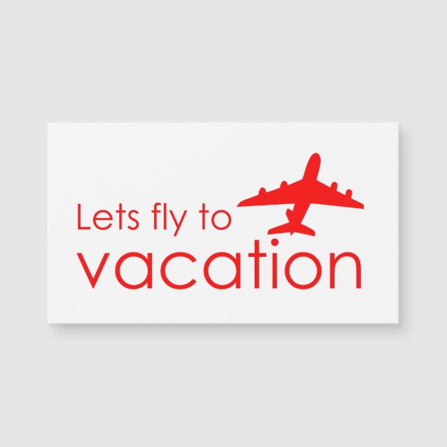 Lets fly to vacation (Front)