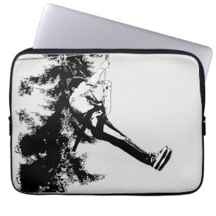Lets Fly! - Ziplining Run Laptop Sleeve