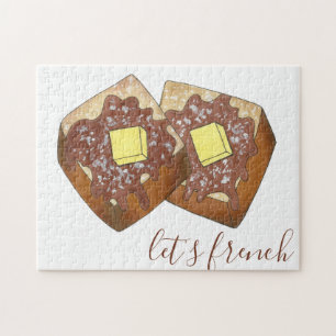 Let's French Toast Slices w/ Syrup and Butter Jigsaw Puzzle