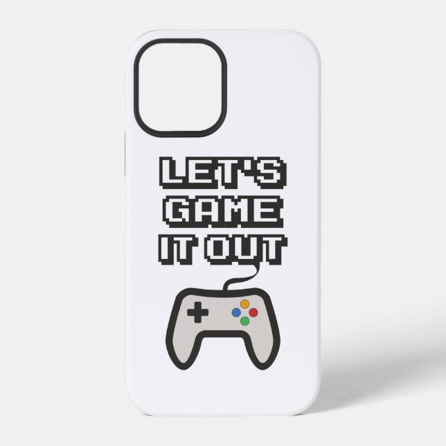 Let's game it out iPhone case (Back)