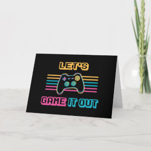 Let's game it out - Retro style Card