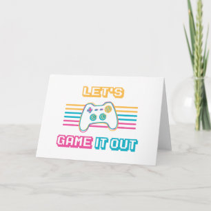 Let's game it out - Retro style Card