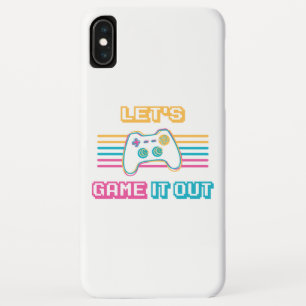 Let's game it out - Retro style iPhone XS Max Case