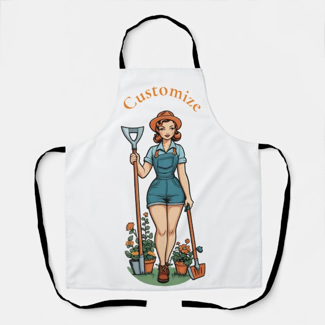 Let's Garden Thunder_Cove  Apron (Front)