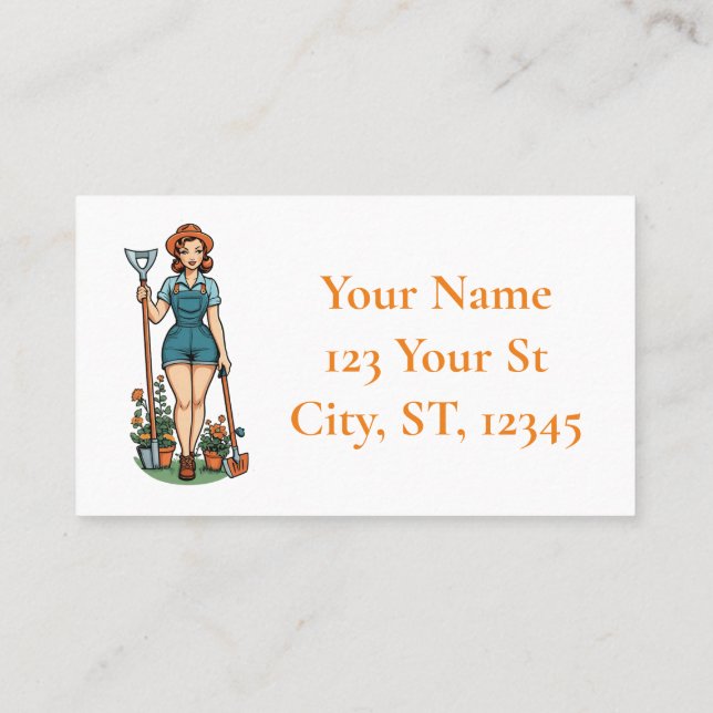 Let's Garden Thunder_Cove  Business Card (Back)