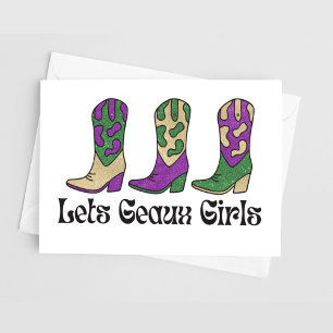 Lets Geaux Girls New Orleans Bachelorette  Invitation