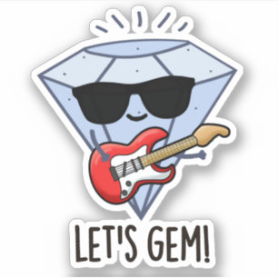 Let's Gem Funny Jewel Pun 