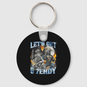 Lets Get 6 7endy Cool Funny Alpha Wolf Werewolf Me Key Ring