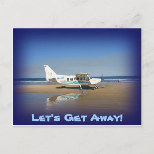 Let's Get Away Postcard