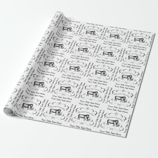 Let's Get Back to Our Sheep - Funny Vintage Farm Wrapping Paper