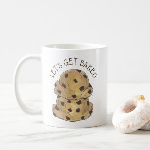 Let's Get Baked Chocolate Chip Cookie Dough Foodie Coffee Mug