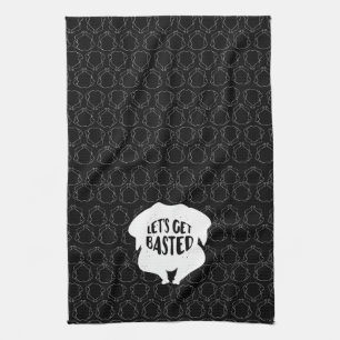 Let's Get Based Thanksgiving Kitchen Towel