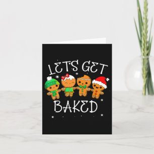 Lets Get Byked Cookie Xmas Ugly Christmas Card