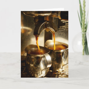 Let's get coffee   Espresso Notecard
