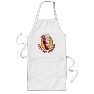 Let's Get Cooking - Barack Obama - Customised Long Apron