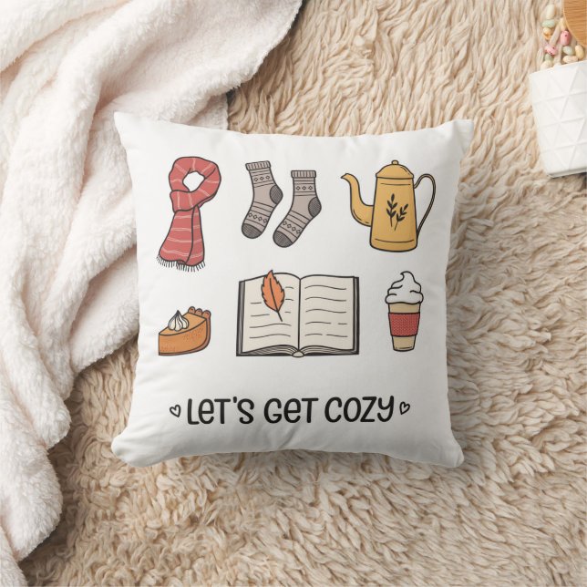 Let's Get Cosy Cushion (Blanket)