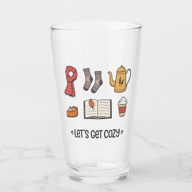 Let's Get Cosy Glass (Front)