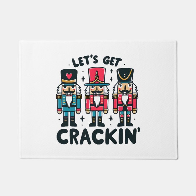 Lets Get Crackin Doormat (Front)