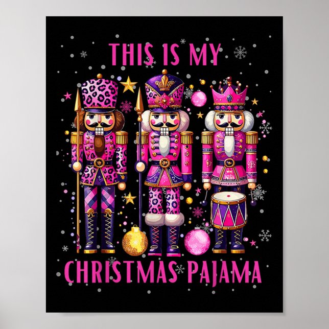 Let's Get Crackin' Funny Nutcracker Xmas Women Gir Poster (Front)