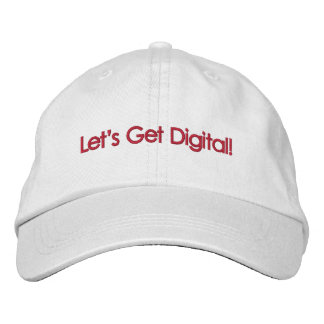 Let's Get Digital! - Personalised Adjustable Hat
