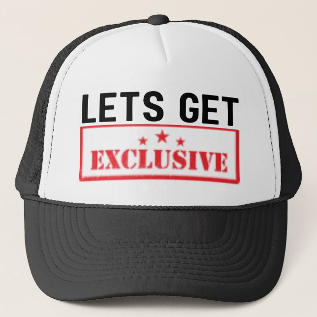 Lets Get Exclusive Trucker Hat (Front)