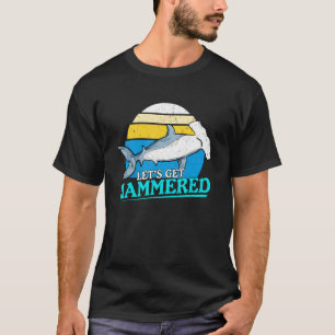 Let's Get Hammered Hammerhead Shark Party T-Shirt