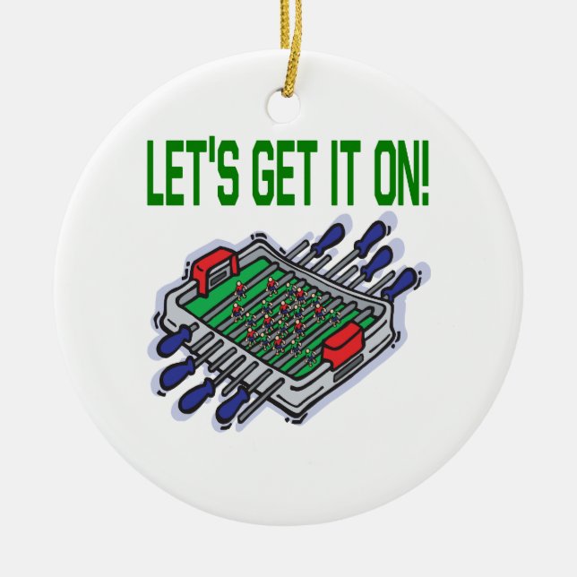 Lets Get It On Ceramic Tree Decoration (Front)