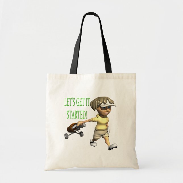 Lets Get It Started Tote Bag (Front)