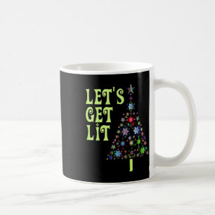 Let's Get Lit Adult Fun Christmas S Coffee Mug