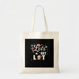 Let's Get Lit Adult Funny X-mas Christmas Essentia Tote Bag