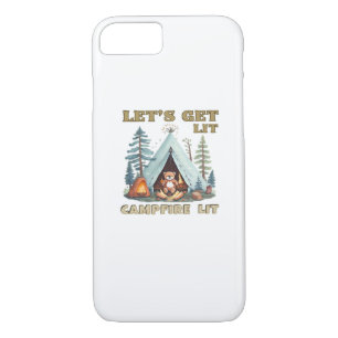 Let's Get Lit. Campfire Lit Classic iPhone 8/7 Case