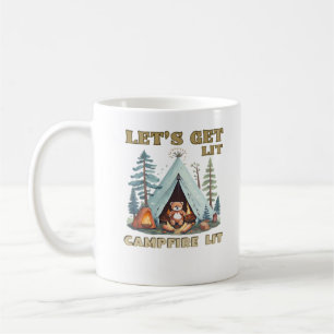 Let's Get Lit. Campfire Lit Classic Coffee Mug