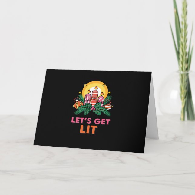 Let's Get Lit  Card (Front)