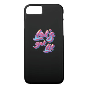 Let's Get Lit - Christmas Classic iPhone 8/7 Case