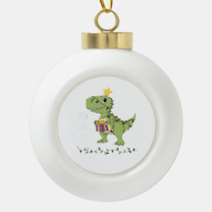 Let's Get Lit Christmas Classic Ceramic Ball Christmas Ornament