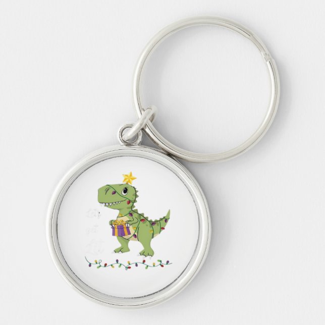 Let's Get Lit Christmas Classic Key Ring (Front)