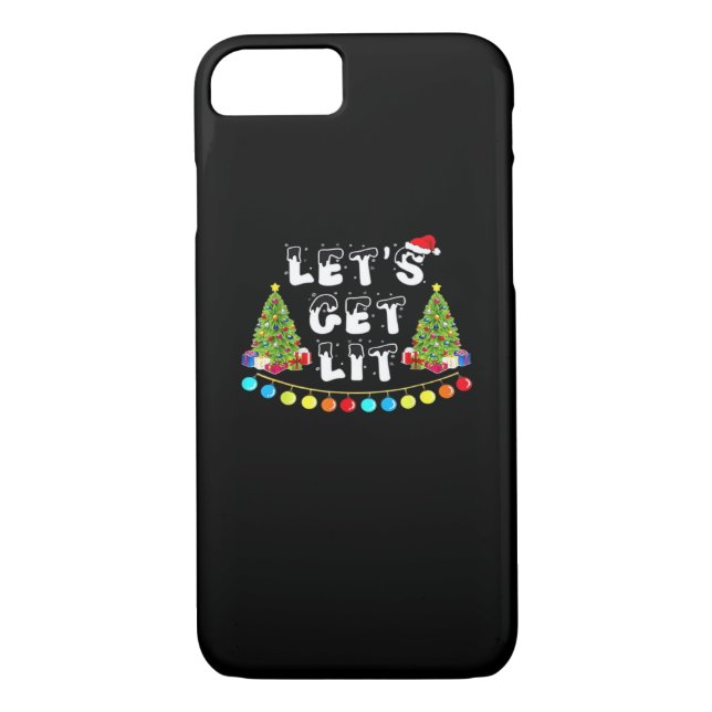 Let's Get Lit Christmas Essential Case-Mate iPhone Case (Back)