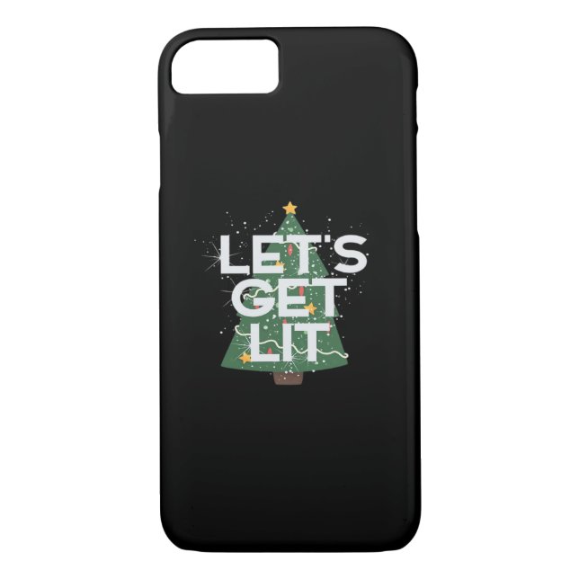 Let's Get Lit - Christmas Idea Essential Case-Mate iPhone Case (Back)