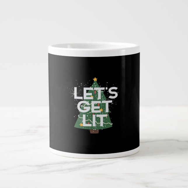 Let's Get Lit - Christmas Idea Essential Large Coffee Mug (Front)