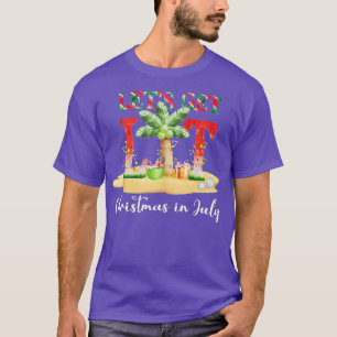 Let's Get Lit Christmas In July  for Men Women Kid T-Shirt