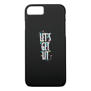 Let's Get Lit Christmas Light iPhone 8/7 Case