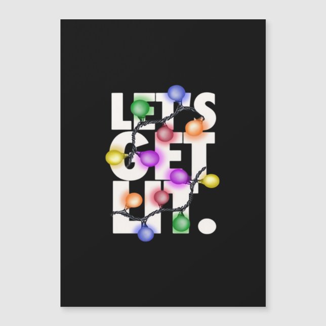 Let's Get Lit Christmas Outfit Classic (Front)