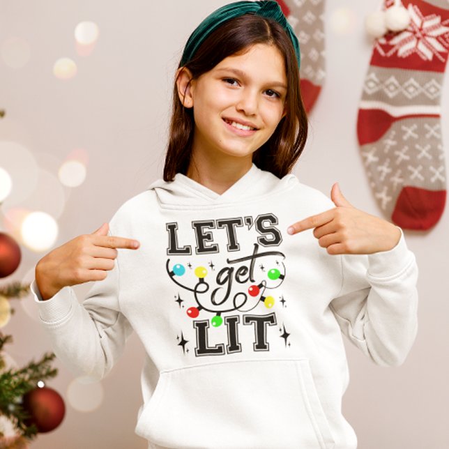 Let's Get Lit Christmas Party Funny - Xmas Light (Creator Uploaded)