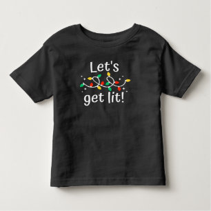 Let's Get Lit Christmas  T-Shirt