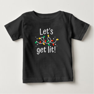Let's Get Lit Christmas  T-Shirt