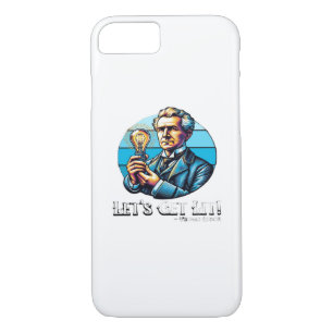 Let's Get Lit! Classic Cool Minimal iPhone 8/7 Case