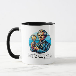 Let's Get Lit! Classic Cool Minimal Mug