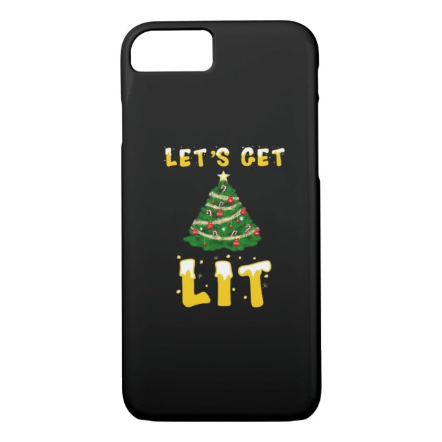Let's Get Lit Classic Creative Unique Case-Mate iPhone Case (Back)