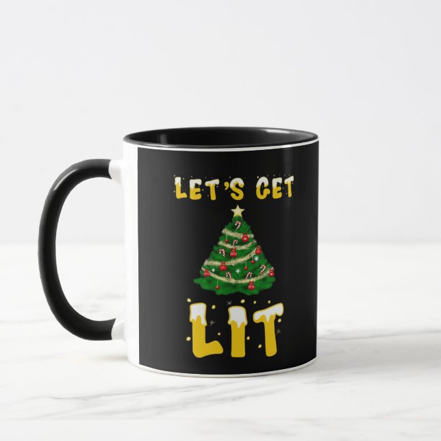 Let's Get Lit Classic Creative Unique Mug (Left)