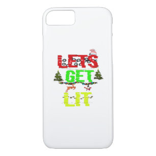 Let's Get Lit Classic Funny Retro iPhone 8/7 Case